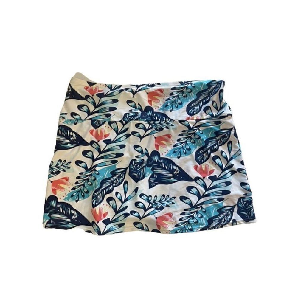 BOUTIQUE FLORAL SWIMWEAR SKIRT BOTTOM